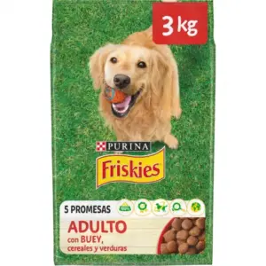 PURINA FRISKIES Pienso Adulto Carne y Verduras 3kg