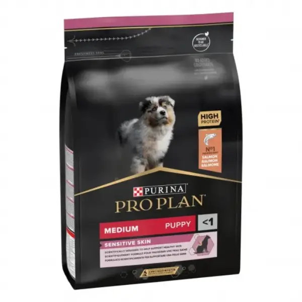 PURINA PRO PLAN Optiderma Puppy de Salmon Medium 3 Kg