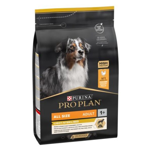 PURINA PRO PLAN All Size Adult Light/Sterilised Optiweight