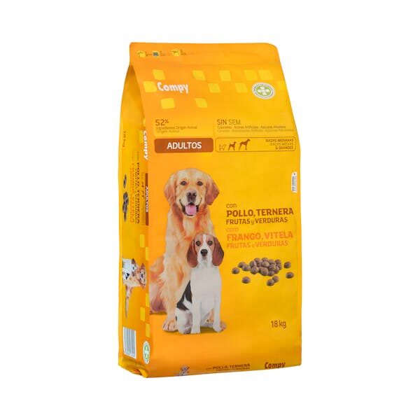 Compy Mercadona Comida perro adulto  con pollo