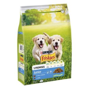 PURINA FRISKIES Pienso Junior Pollo y Verduras con Leche 3 Kg