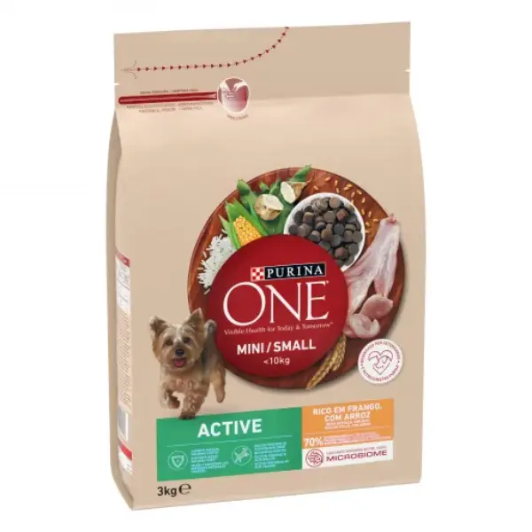 PURINA ONE Perro Active Pollo y Arroz 3 Kg