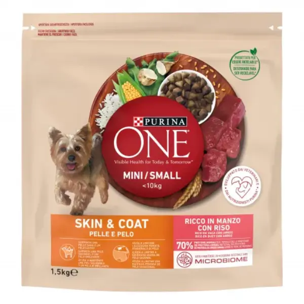 PURINA ONE Mini Skin & Coat 1