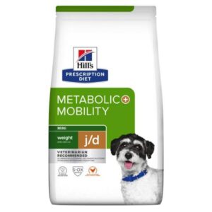Hill's Pienso Prescription Diet Metabolic + Mobility jd para Perros Mini de Pollo 6kg