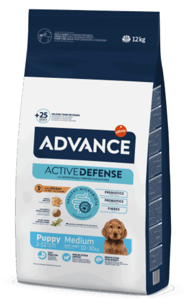 Advance Pienso de Pollo y Arroz para Cachorro de raza Mediana