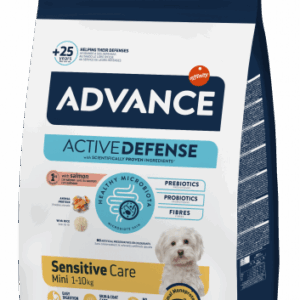 Advance Pienso Sensitive de Salmon y Arroz para Perros Adultos Mini