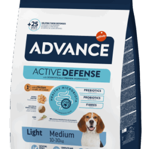 Advance Pienso Light de Pollo y Arroz para Perro raza Mediana