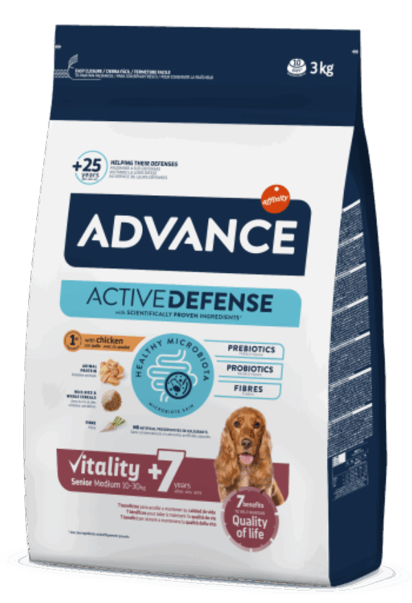 Advance Pienso de Pollo y Arroz para Perro Medium Senior