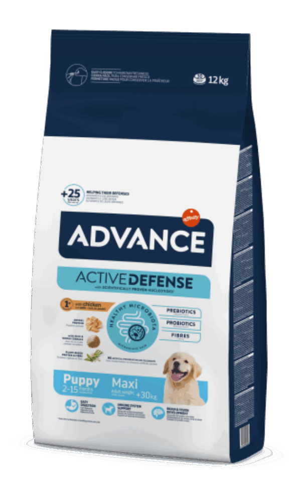 Advance Pienso Puppy Pollo y Arroz para Cachorros Raza Grande