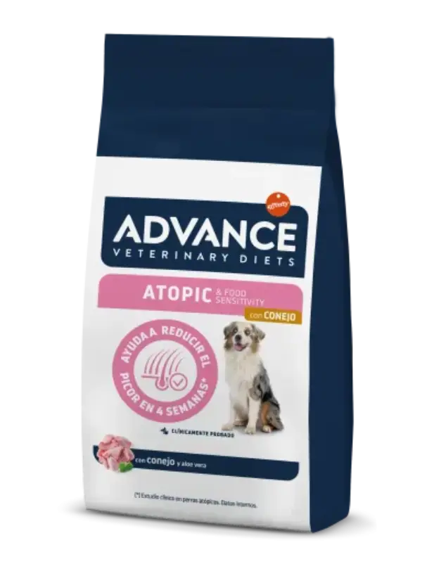 Advance Pienso Atopic de Conejo y Guisantes para Perro