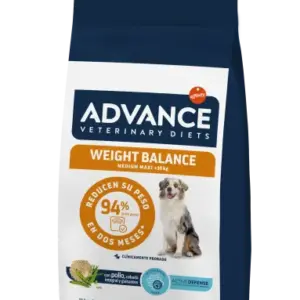 Advance Pienso Diets Dog Weight Balance para perros Mediamos y Grandes