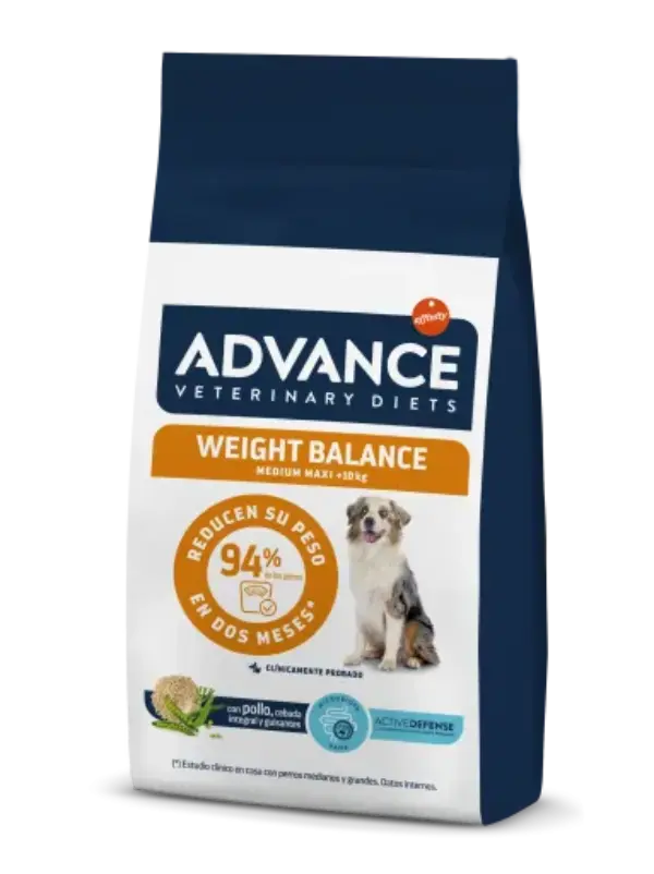 Advance Pienso Diets Dog Weight Balance para perros Mediamos y Grandes