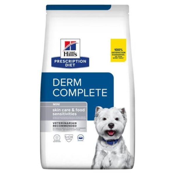 Pienso Prescription Diet Derm Complete Food Sensitives Mini Proteccion de la Piel en Perros 6kg