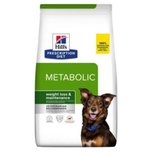 Pienso Prescription Diet Metabolic para Perros de Cordero y Arroz 12kg