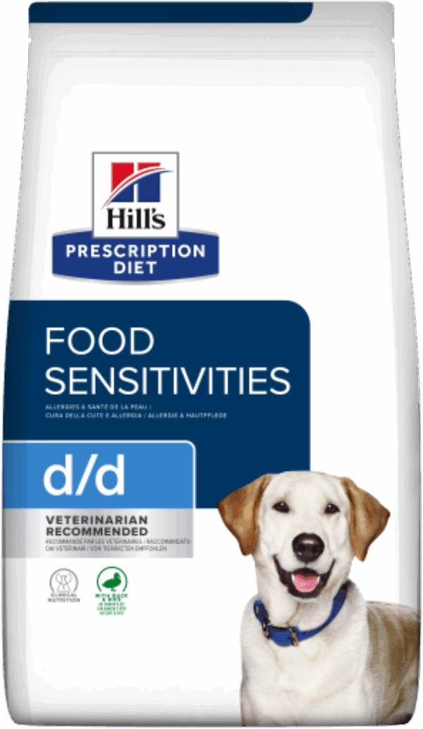 Pienso Prescription Diet dd Food Sensitive para Sensibilidad Alimentaria en Perros 12kg
