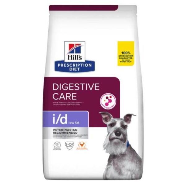 Pienso Prescription Diet id Digestive Care Low Fat para el Cuidado Digestivo en Perros 12kg