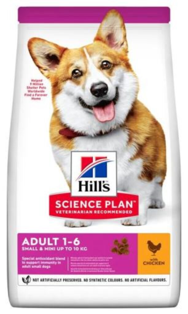 Pienso Science Plan Adult Mini de Pollo para Perros de Pequeño (5-10 Kg) 6kg