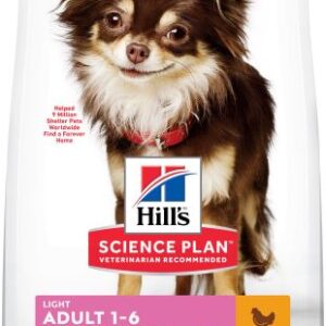 Pienso Science Plan Light Adult Mini para Perros de Pequeño (5-10 Kg) 6kg