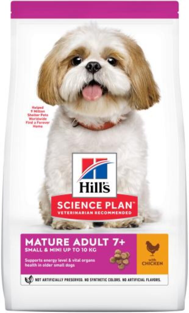 Pienso Science Plan Light Mature +7 Mini de Pollo para Perros Senior de Pequeño (5-10 Kg) 6kg