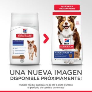 Pienso Science Plan Mature +7 Medium de Cordero para Perros de Mediano (10-25 Kg) 14kg