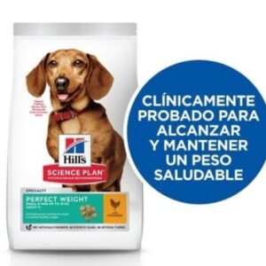 Pienso Science Plan Perfect Weight Mini para el Control de Peso en Perros de Pequeño (5-10 Kg) 1.5kg