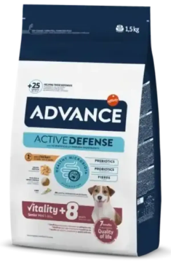 Advance Pienso para Perros Senior Mini de Pollo y Arroz