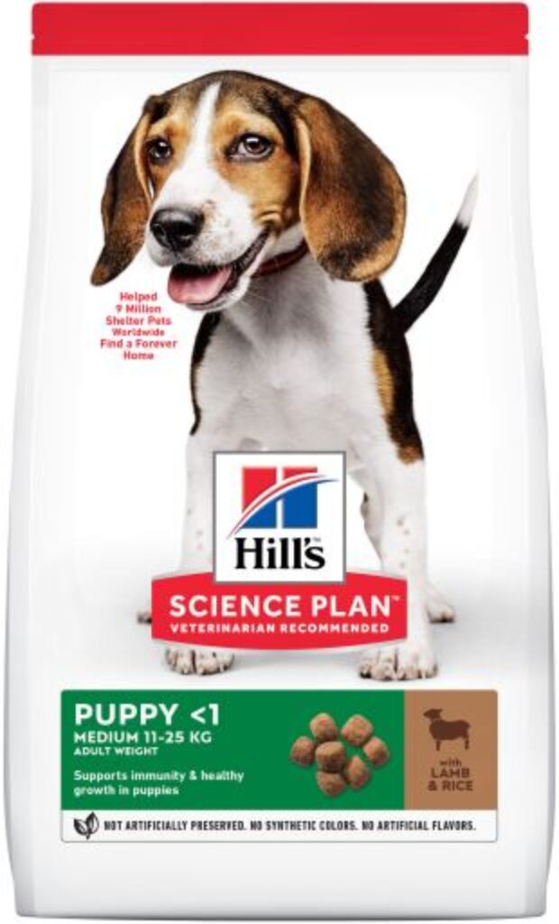 Science Plan Puppy Medium con Cordero y Arroz para Cachorros Medianos 14kg