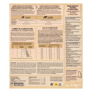 Compy Mercadona perro sénior y adultos esterilizados Supreme con pollo 4kg