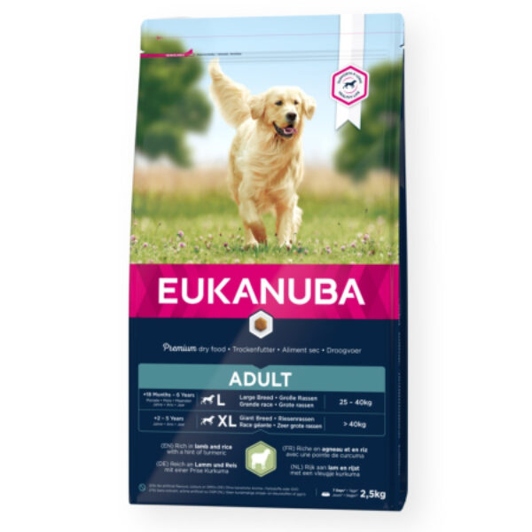 Eukanuba Adulto Razas Grandes Cordero y Arroz