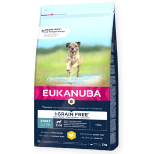 Eukanuba Grain Free Adulto Razas Pequeñas y Medianas Pollo