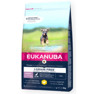 Eukanuba Grain Free Puppy Razas Pequeñas y Medianas Pollo