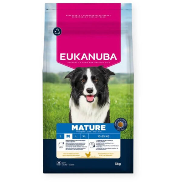 Eukanuba Mature Razas Medianas Pollo
