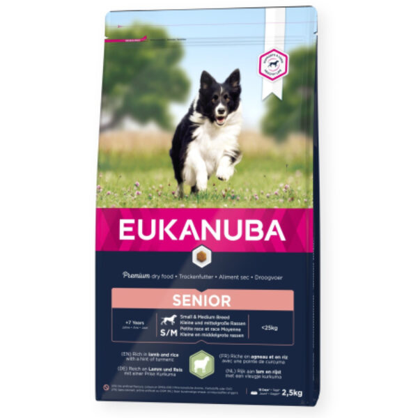 Eukanuba Senior Razas Pequeñas y Medianas Cordero y Arroz