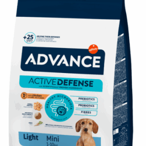 Advance Pienso Light para Perros Mini de Pollo y Arroz