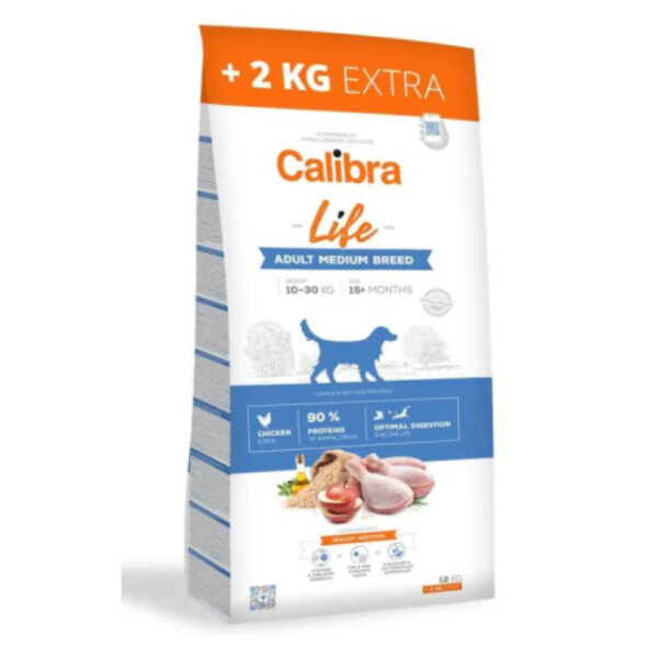 Calibra Life Adult Medium Breed Pollo para Perros 12kg