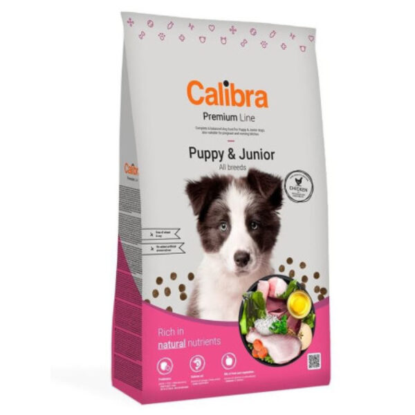 Calibra Premium Line Puppy Junior Pollo para Perros Cachorros 12kg