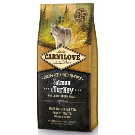 Carnilove Canine Adult Large Salmon & Pavo 12kg