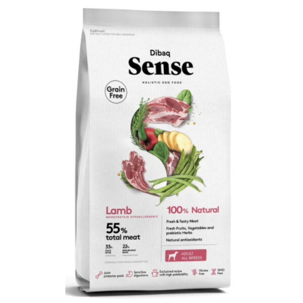 Dibaq Sense Perro Grain Free Cordero