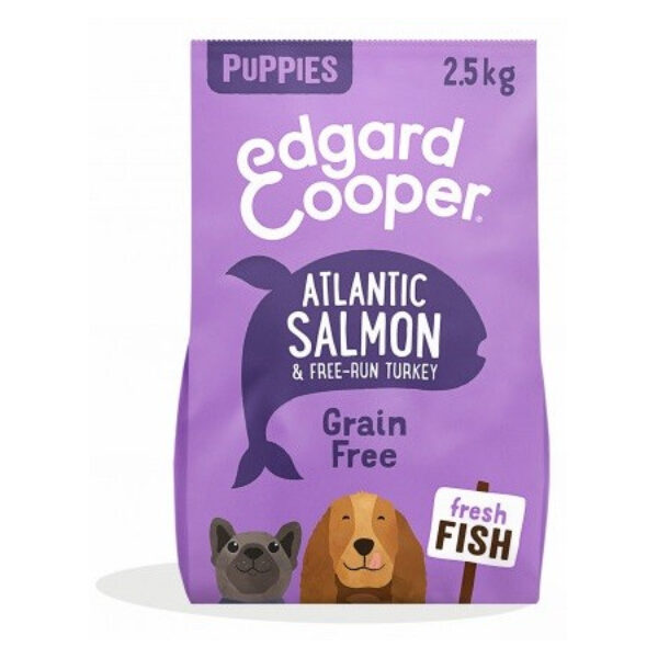 Edgard & Cooper Puppy Grain Free Salmón Fresco y Pavo de Corral