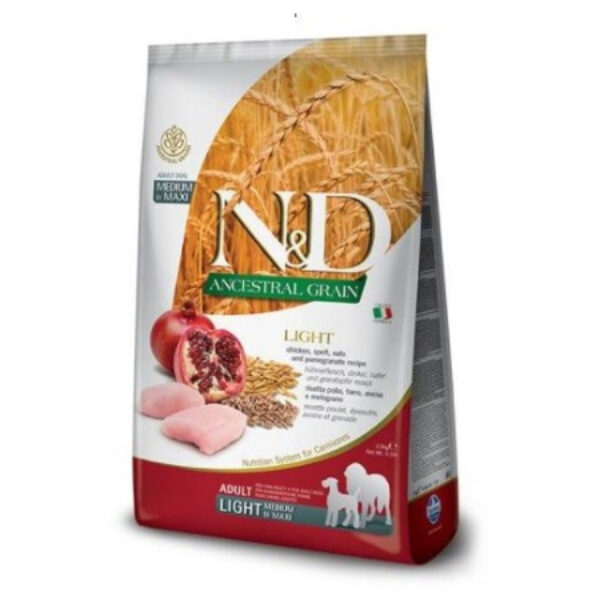 Farmina ND Ancestral Grain Adult Light Medium Maxi Pollo