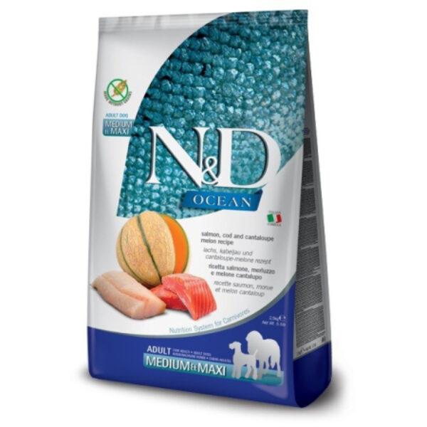 Farmina ND Ocean Grain Free Medium Maxi Salmón Bacalao