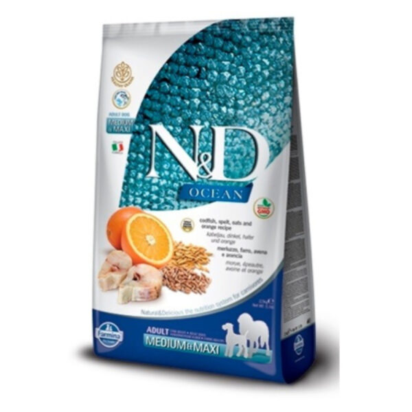 Farmina ND Ocean Low Grain Medium Maxi Bacalao 12kg