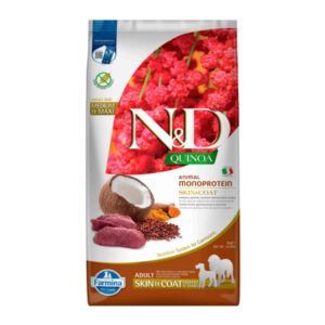 Farmina ND Quinoa Skin Coat Grain Free Medium Maxi Venado 7kg