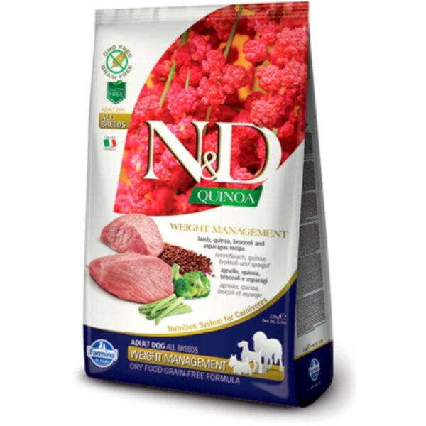 Farmina ND Quinoa Weight Management Grain Free Cordero
