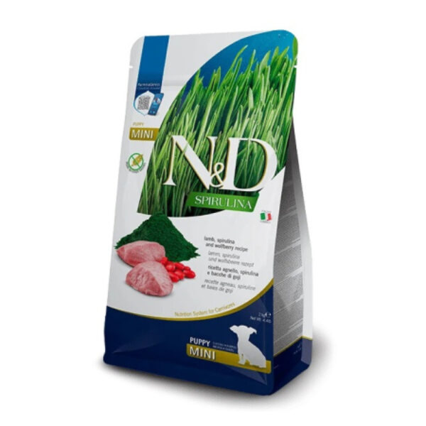 Farmina ND Spirulina Puppy Mini Cordero para Perros 2kg