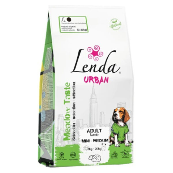 Lenda Urban Adult Mini-Medium Meadow Taste Cordero para Perros
