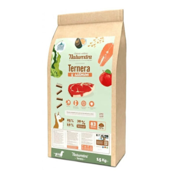 Naturextra Ternera y Salmón para Perros