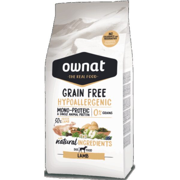 Ownat Grain Free Hypoallergenic Lamb Perro