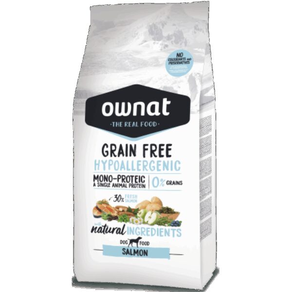 Ownat Grain Free Hypoallergenic Salmon Perro