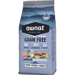 Ownat Grain Free Prime Senior Chicken Turkey Perros